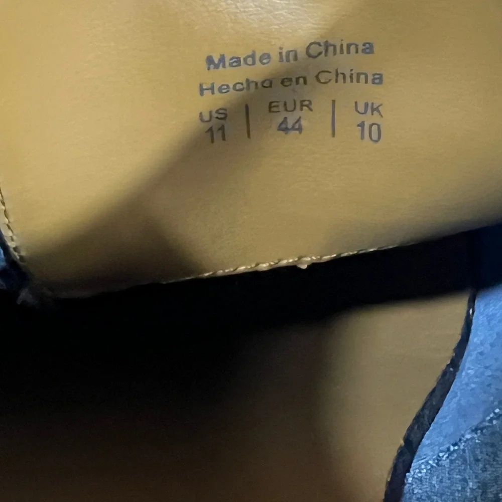 Aldo Canvas and Faux Leather Derby Mixed Media Oxford Shoes Brown Size 11